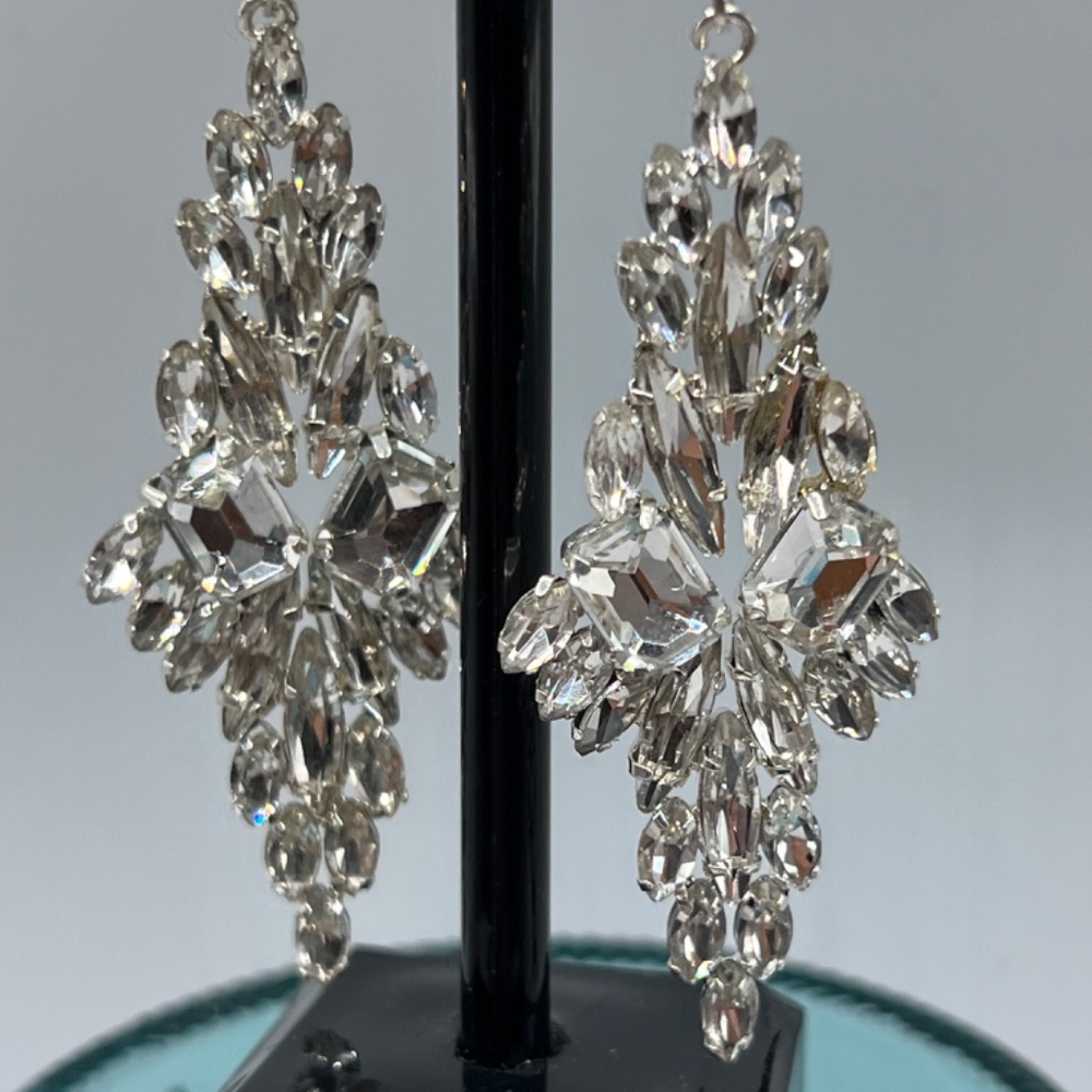 Baubles Chandelier Austrian Crystal Silver Earrings $12 EA or Bundle 3/$20